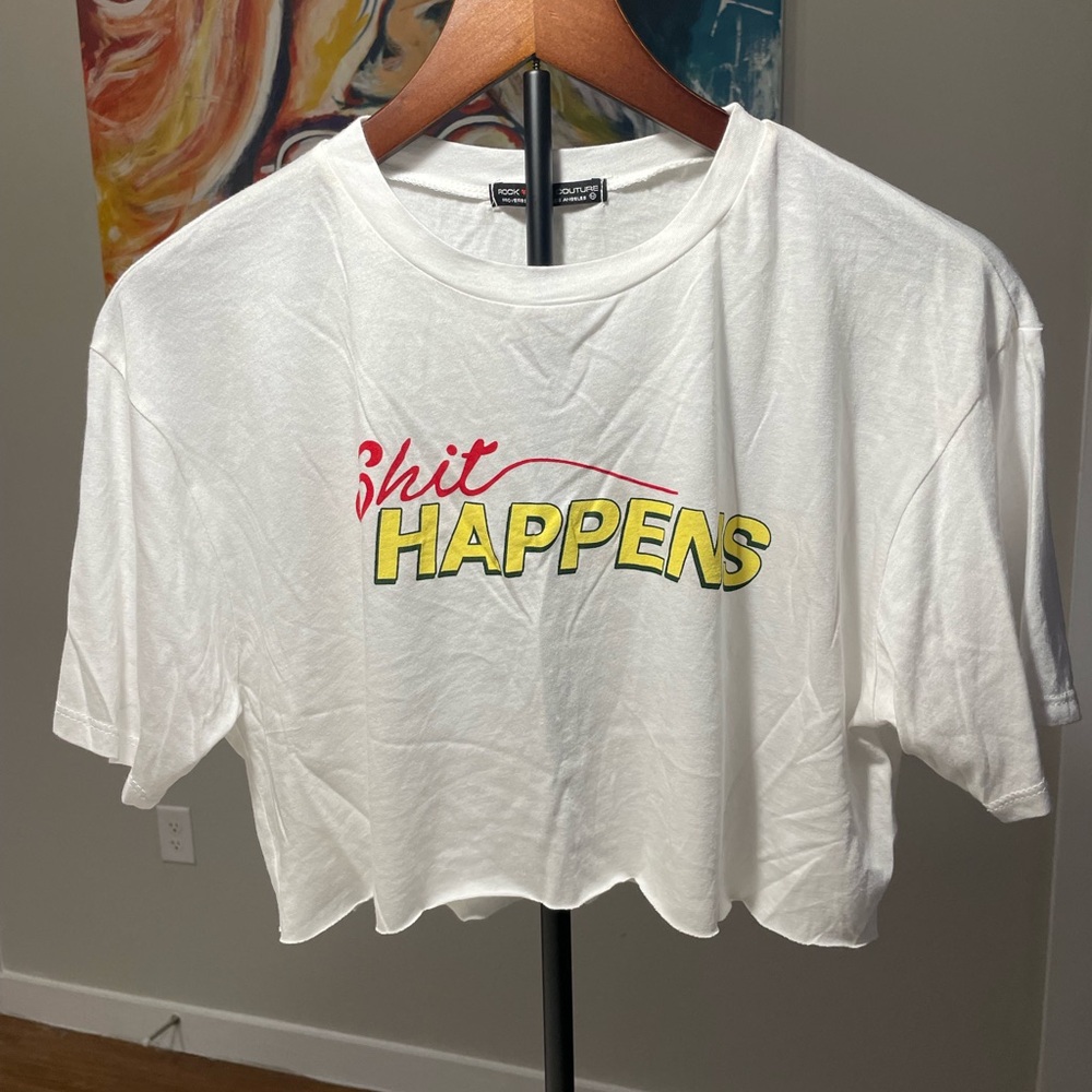 Shit Happens Crop Top